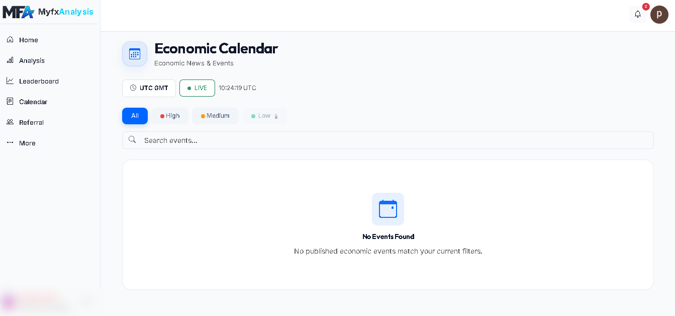 Pro Updates Dashboard - MyfxAnalysis